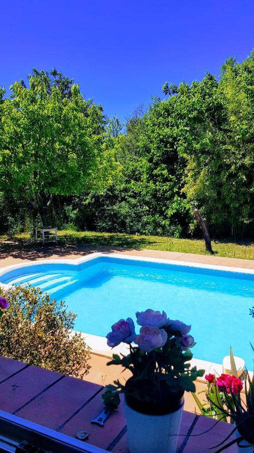 Studio Dans La Villa Les Cigales Lézignan-Corbières Exterior foto