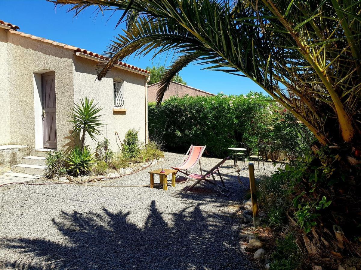 Studio Dans La Villa Les Cigales Lézignan-Corbières Exterior foto